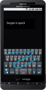 What Swype looks like in action